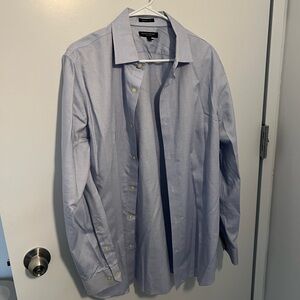 Grant Fit Men’s Blue Dress Shirt - Large